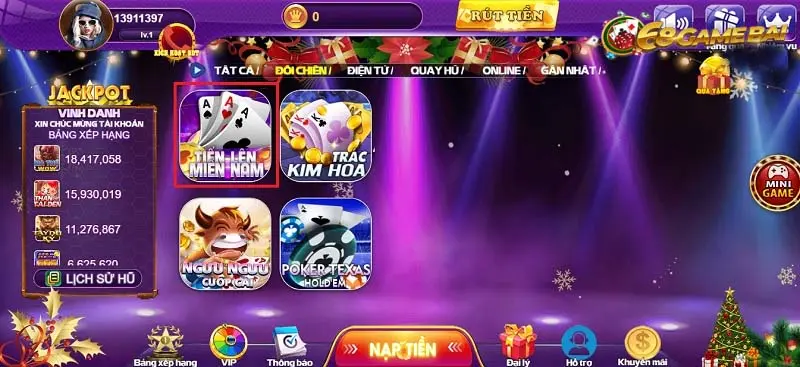 Tiến Lên Miền Nam 68gamebai